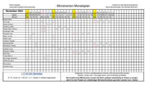 thumbnail of Ministranten Monatseinteilung November 2024