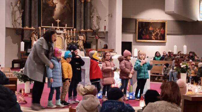 Laternenfest der Kindergartenkinder